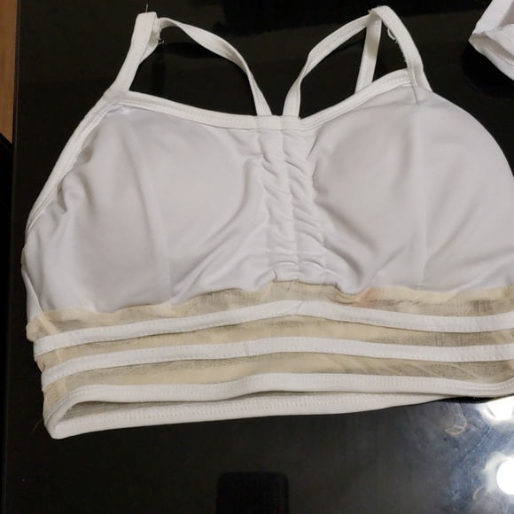 two piece White and cream set - Picture 2 of 4